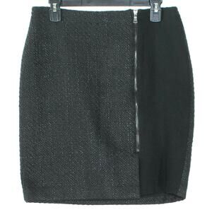 NWT Ann Taylor Womens Skirt Preppy Minimalist Classic Career Office Black Size 6